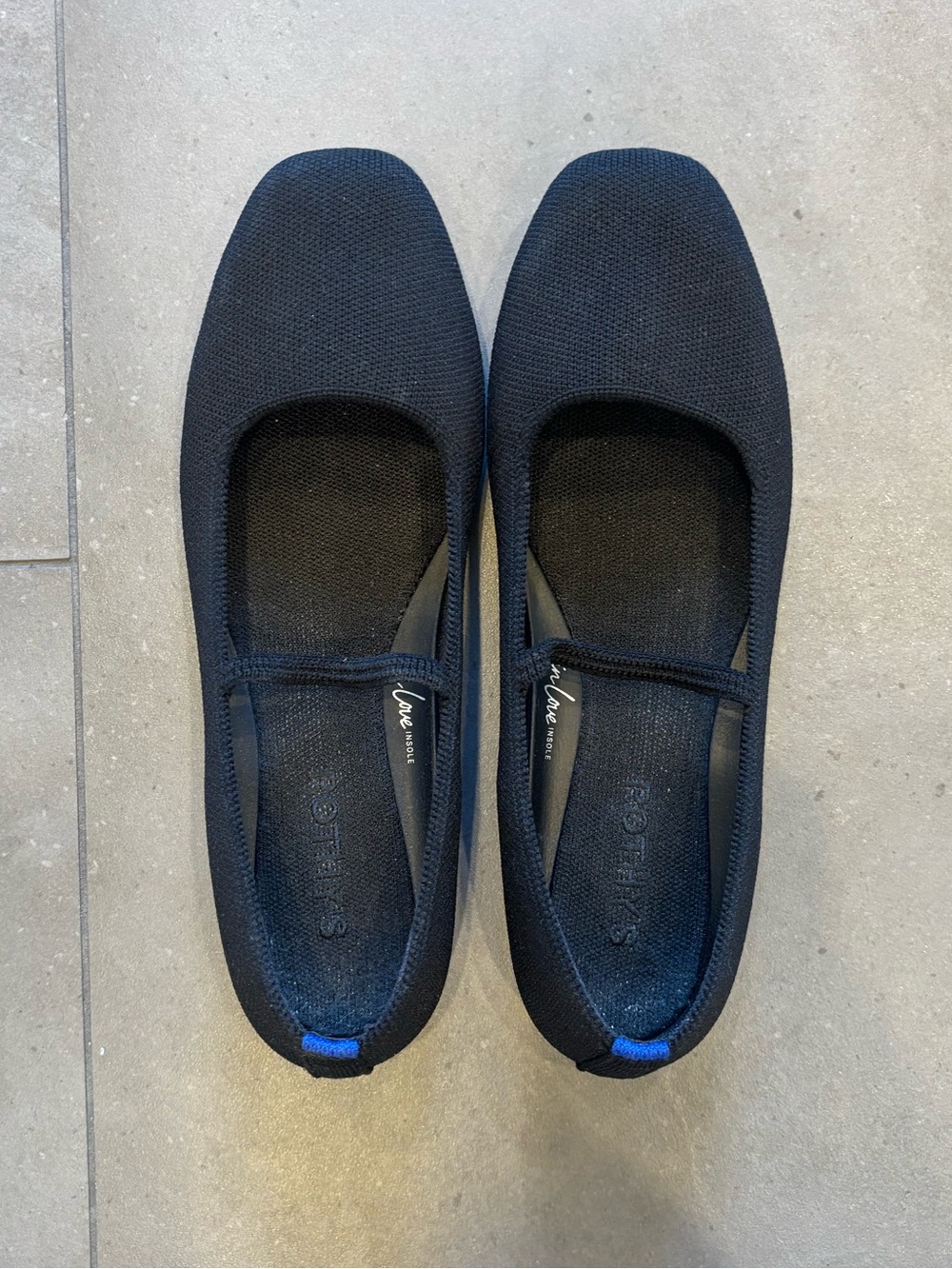 Rothy’s square Mary Jane Slip-On Knit Ballet Flats